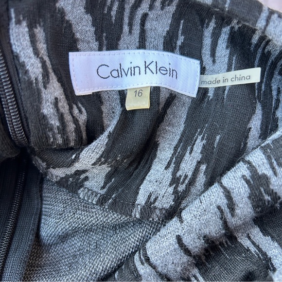 Calvin Klein Ikat Ponte Dress 16 NWOT - Picture 7 of 8